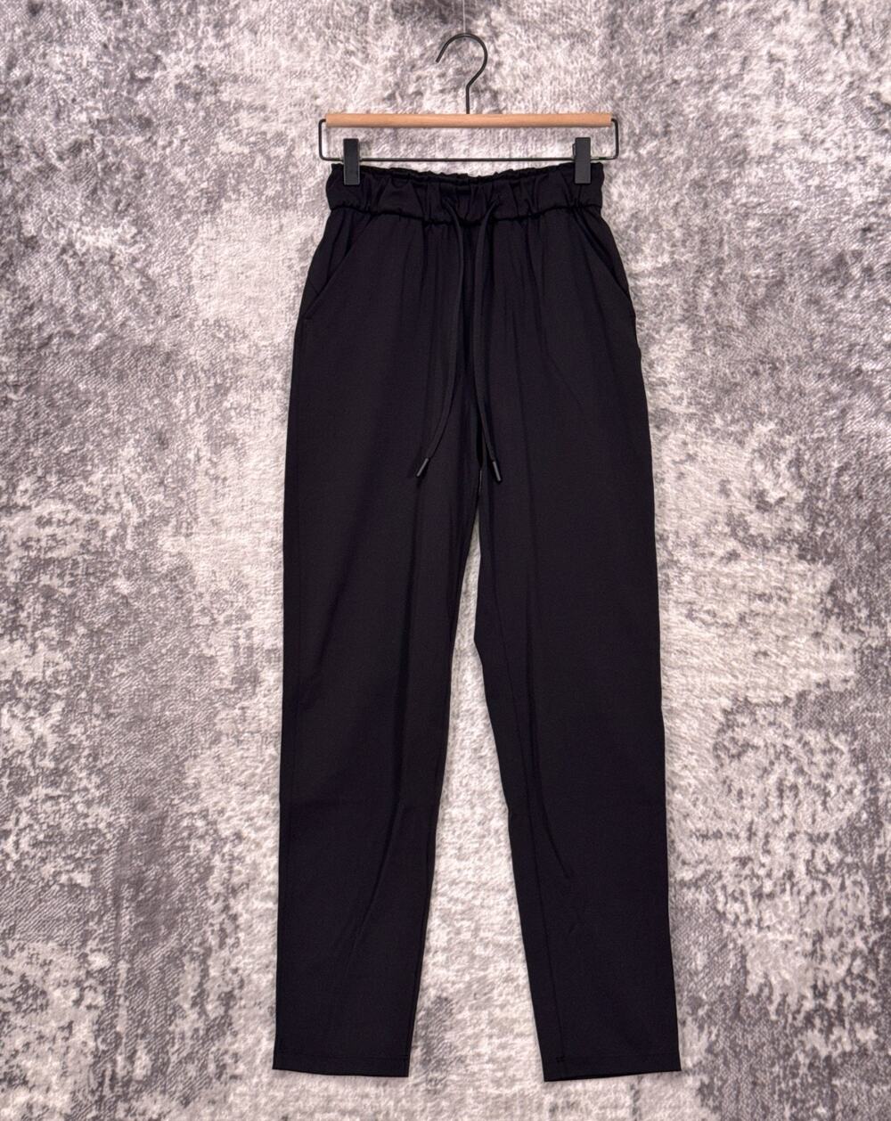 Lululemon Keep Moving Pants 2 Womens Black 7/8 High Rise